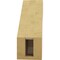 Ekena Millwork 3-inch W x 8-inch D x 8-inch H Stanfield Rough Cedar Woodgrain TimberThane Knee Brace, Primed BRCUR03X08X08STARCPR - alternate 3